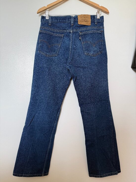 Levi's Other - Vintage Levi's 517 Bootcut Jeans Black Tab | Dark Indigo | W34 Tagged (~32" ac)